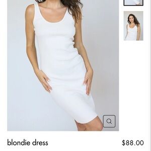 Perfectwhtietee dress, brand new. Adorable! Either blondie or chrissie style.